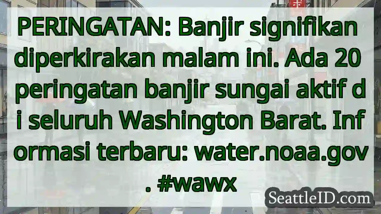 PERINGATAN BANJIR! 20 peringatan aktif.