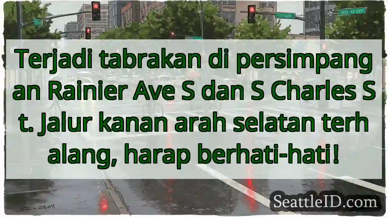 Tabrakan! Rainier & Charles. Hati-hati!