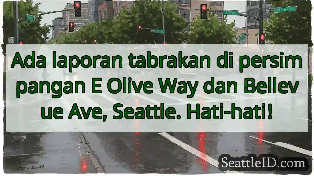 Tabrakan! E Olive Way &amp; Bellevue Ave.