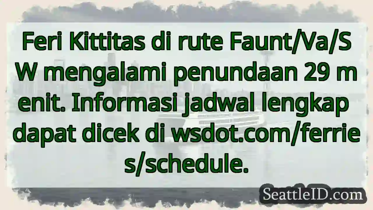 Feri Kittitas: Mundur 29 menit!