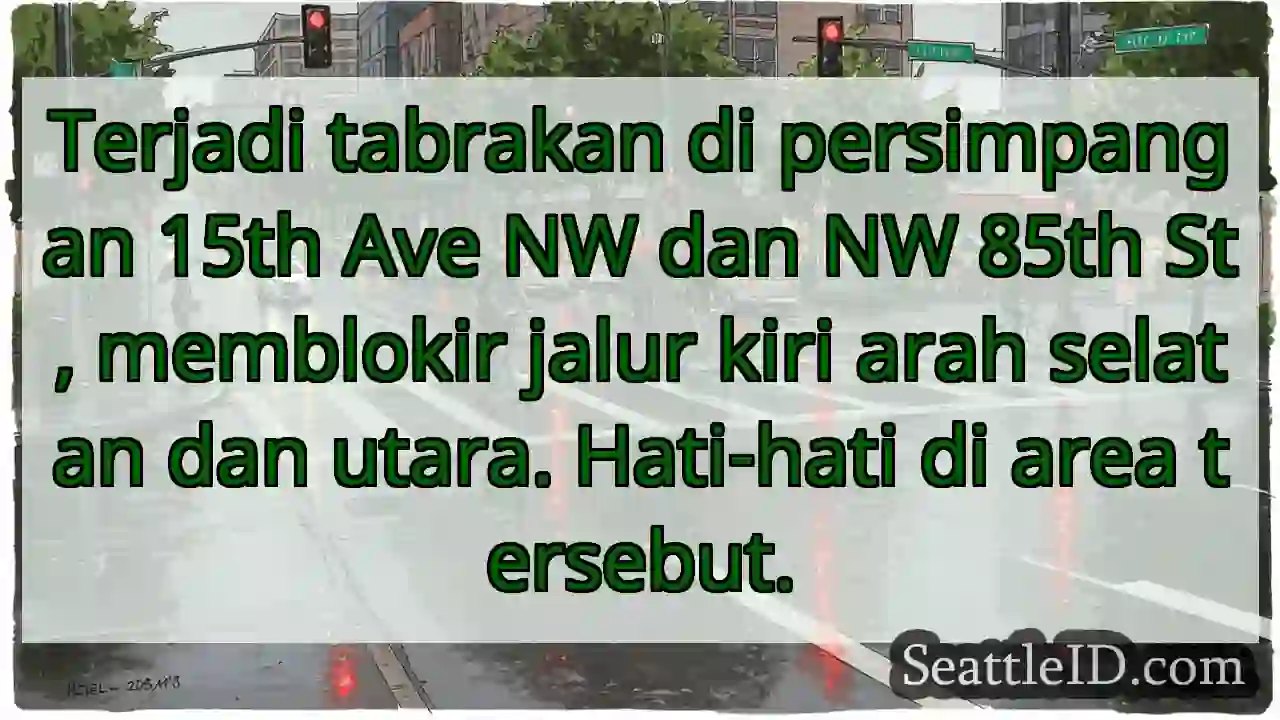Tabrakan! Hati-hati di 15th &amp; 85th.