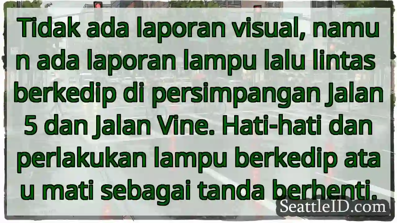 Lampu Berkedip? Perlakukan Sebagai Berhenti!