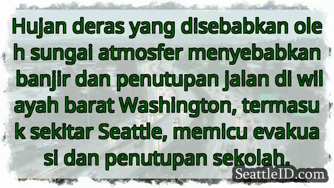 Banjir! Evakuasi & sekolah tutup di WA Barat.