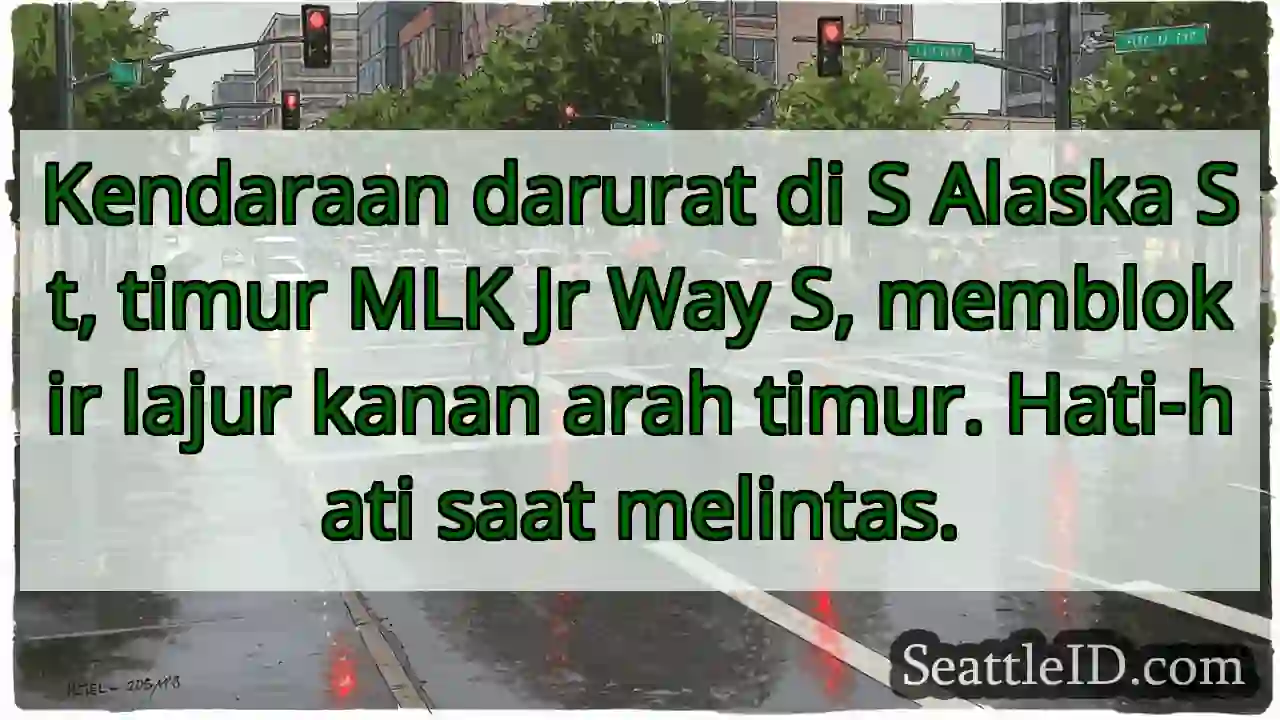 Lalu lintas padat: Kendaraan darurat!