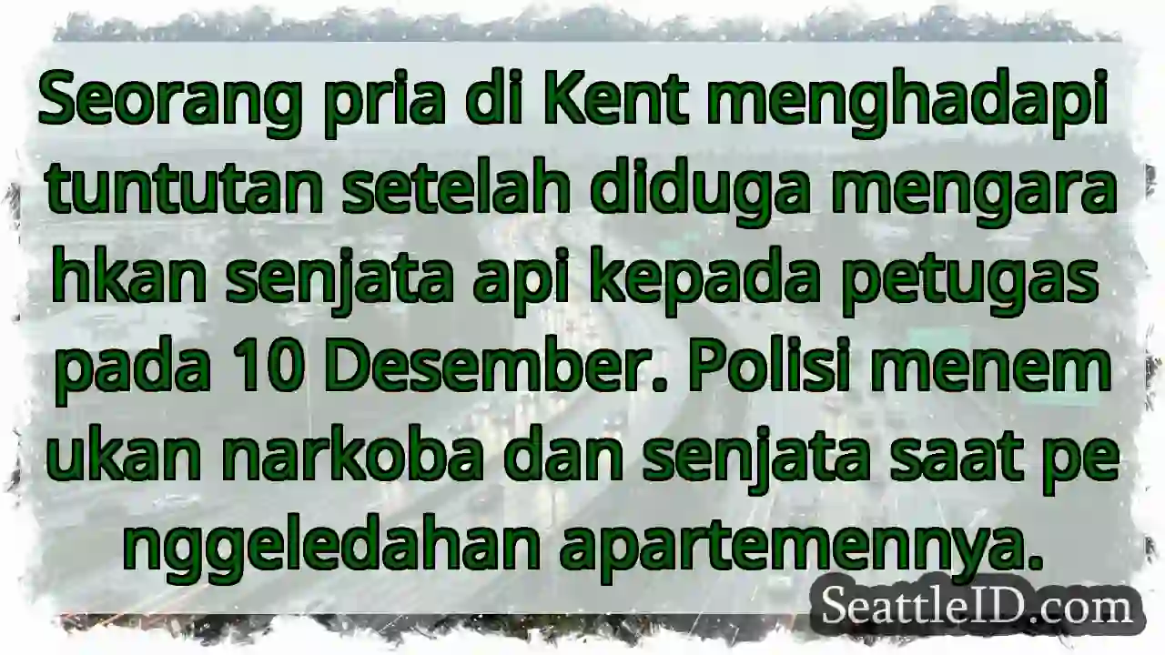 Senjata & Narkoba: Pria Ditetapkan sebagai