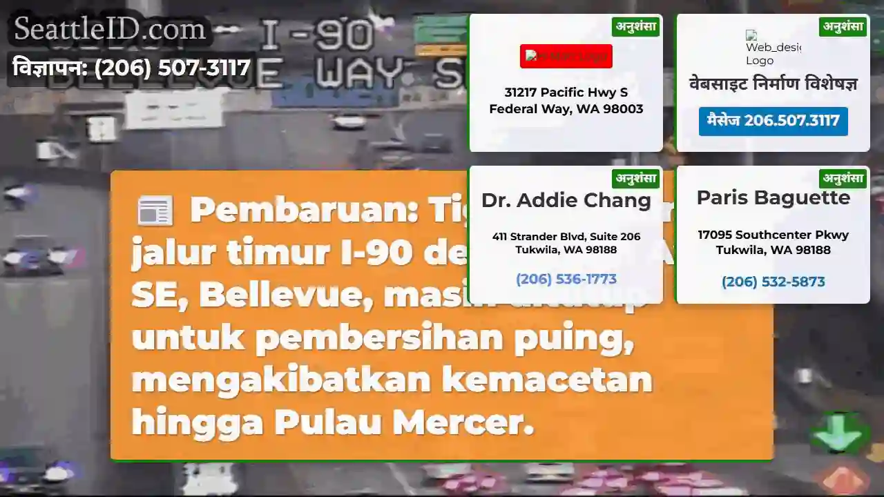 I-90 Timur: Puing Bersih, Macet Parah!