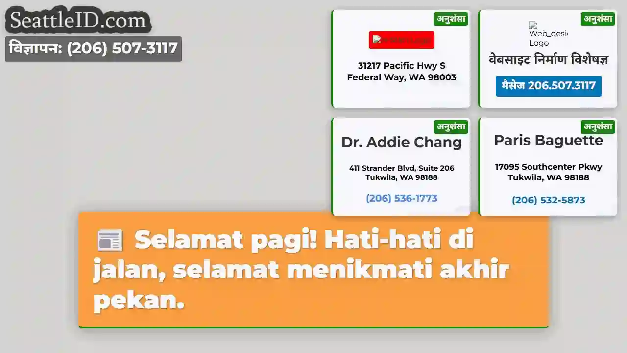 Hati-hati! Selamat berakhir pekan.