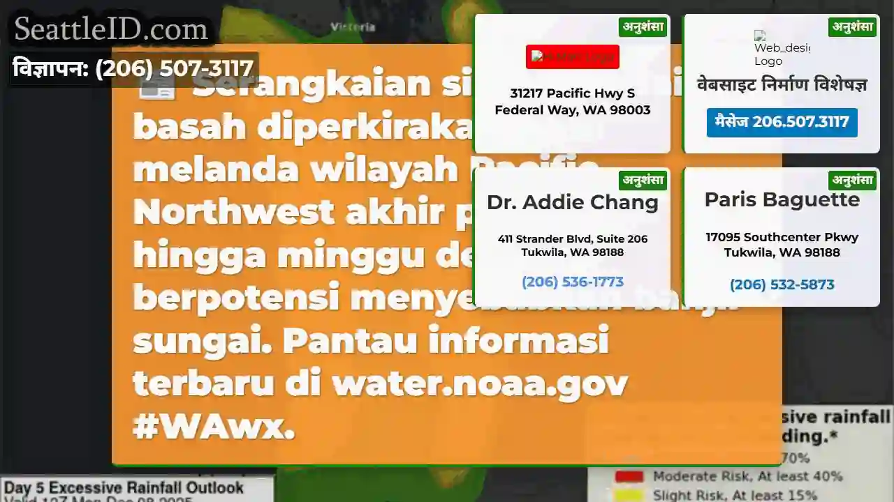 Hujan deras! Waspada banjir sungai.