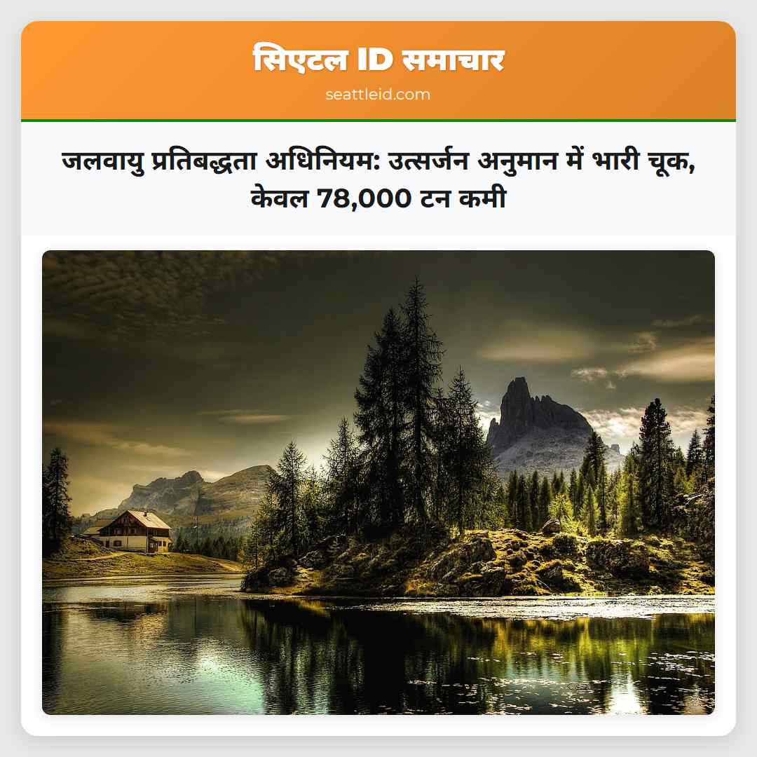 जलवायु प्रतिबद्धता अधिनियम: उत्सर्जन अनुमान में