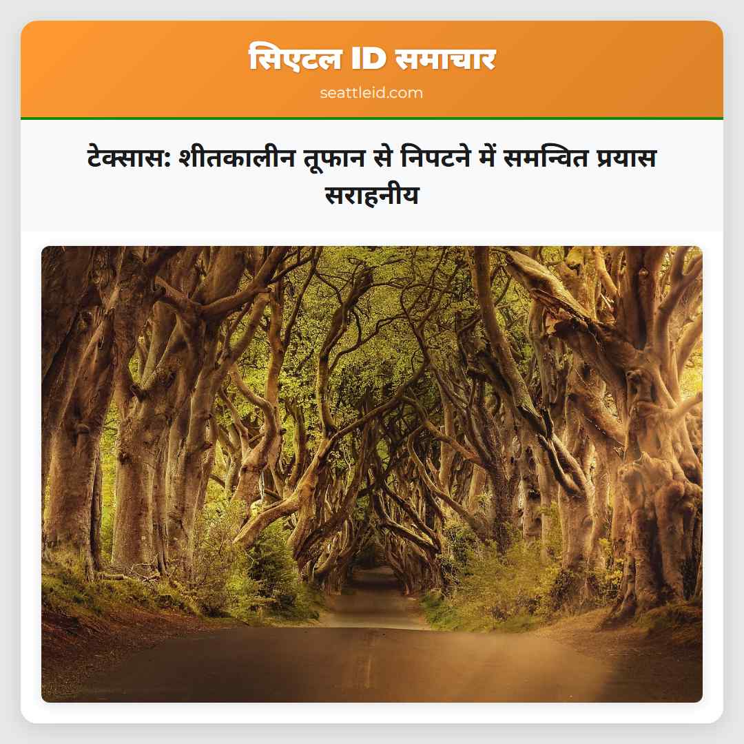 टेक्सास: शीतकालीन तूफान से निपटने में समन्वित