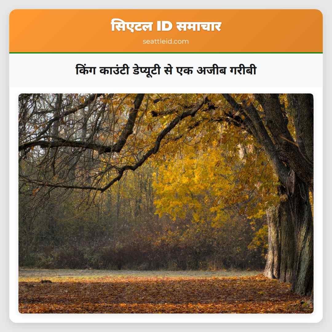 किंग काउंटी डेप्यूटी से एक अजीब गरीबी