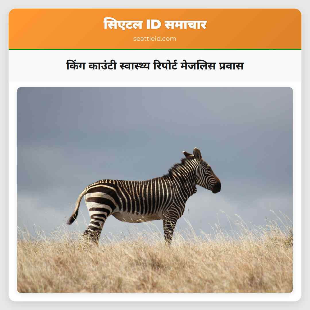 किंग काउंटी स्वास्थ्य रिपोर्ट मेजलिस प्रवास