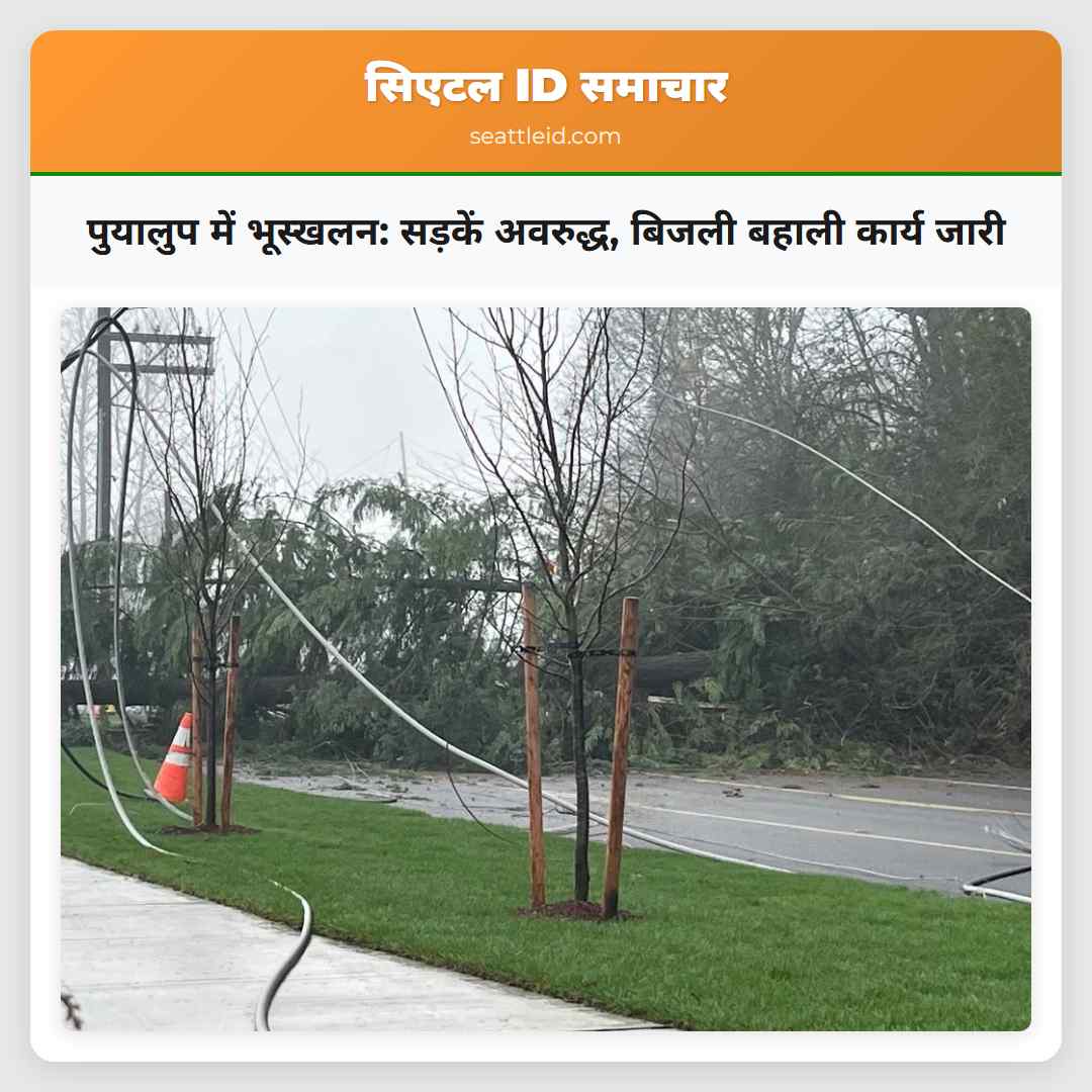 पुयालुप में भूस्खलन: सड़कें अवरुद्ध, बिजली बहाली