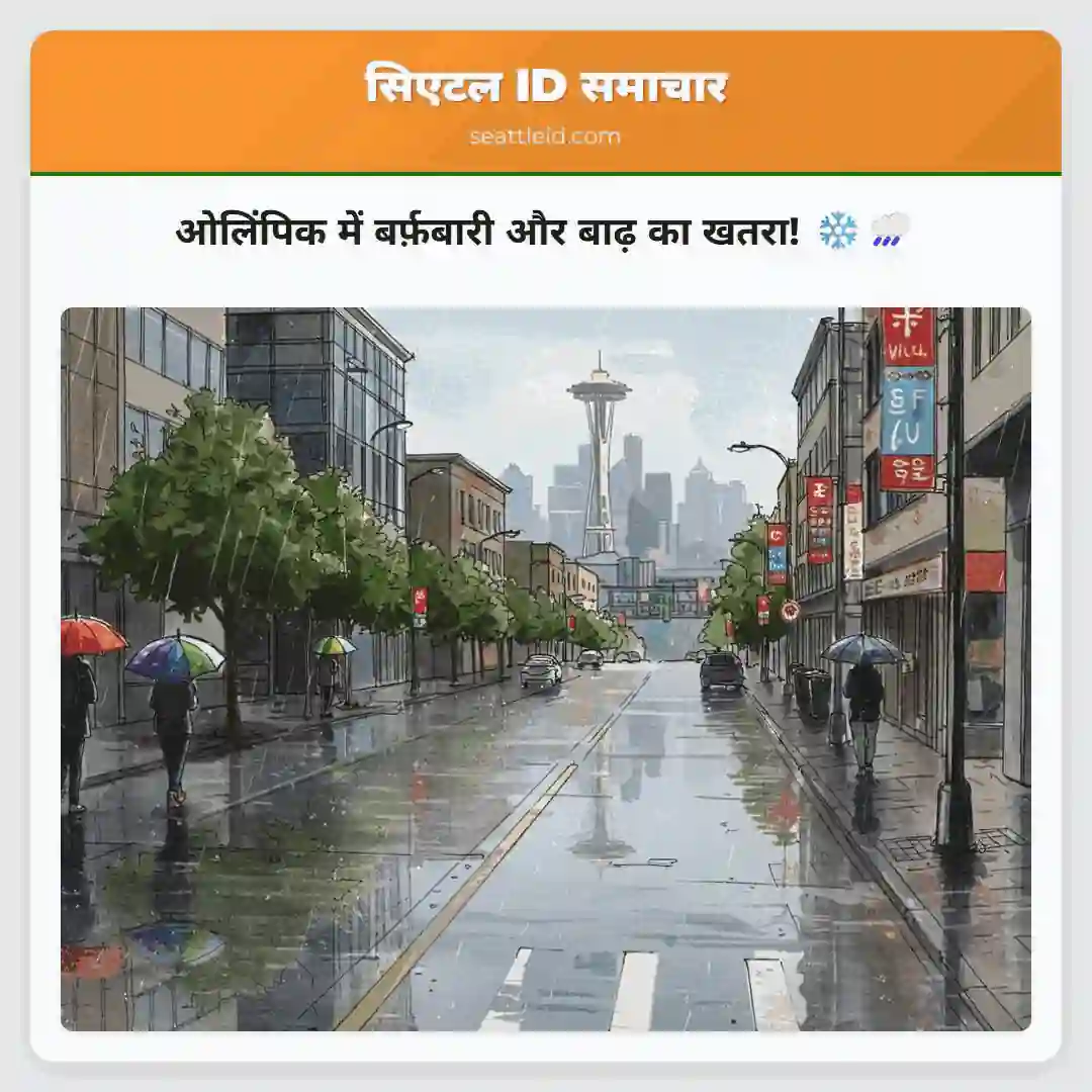 ओलिंपिक में बर्फ़बारी और बाढ़ का खतरा! ❄️🌧️