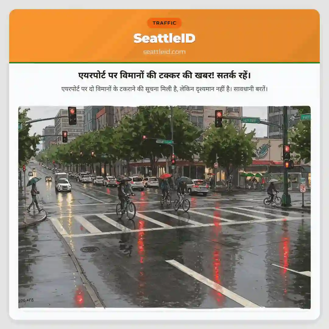 एयरपोर्ट पर विमानों की टक्कर की खबर! सतर्क रहें।