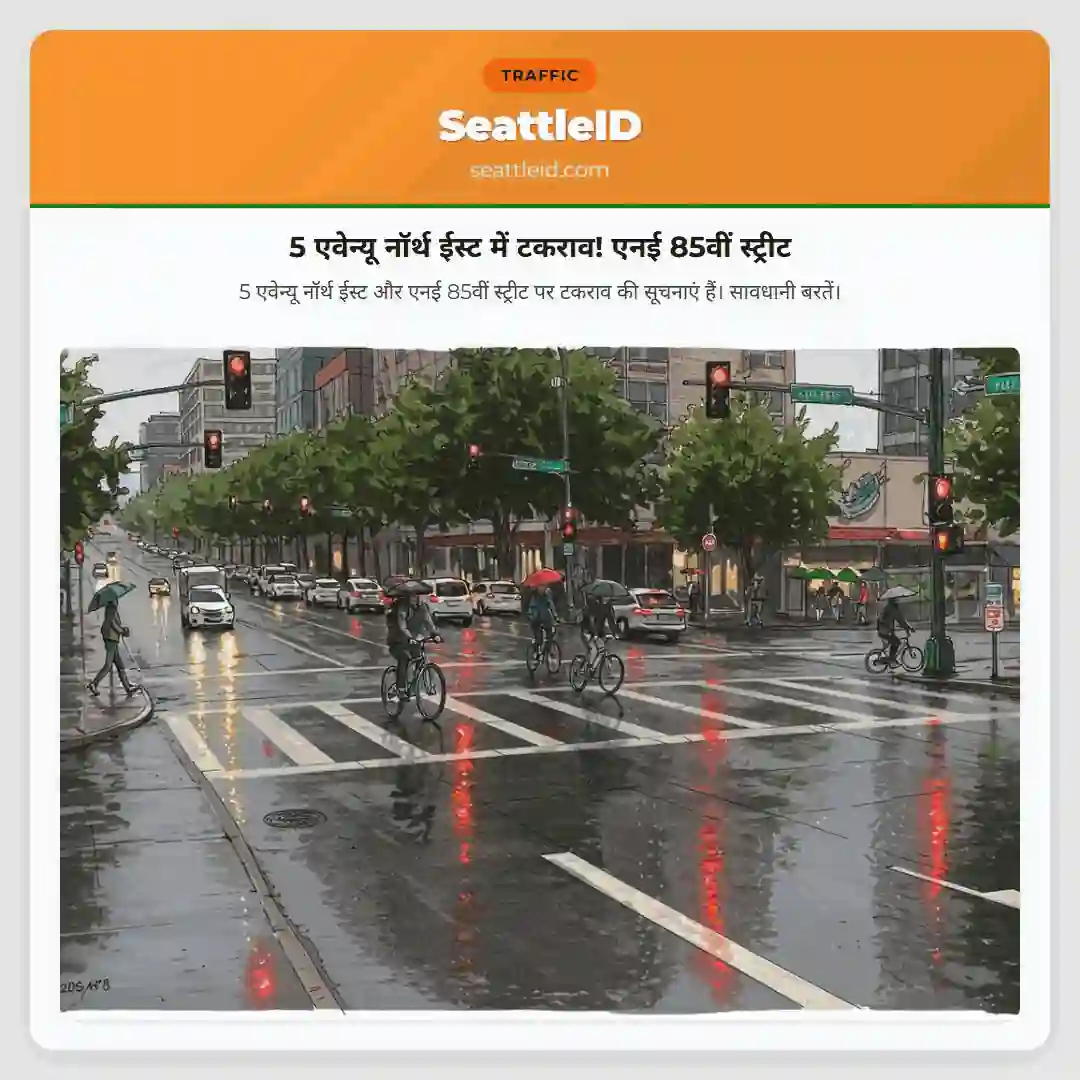 5 एवेन्यू नॉर्थ ईस्ट में टकराव! एनई 85वीं स्ट्रीट