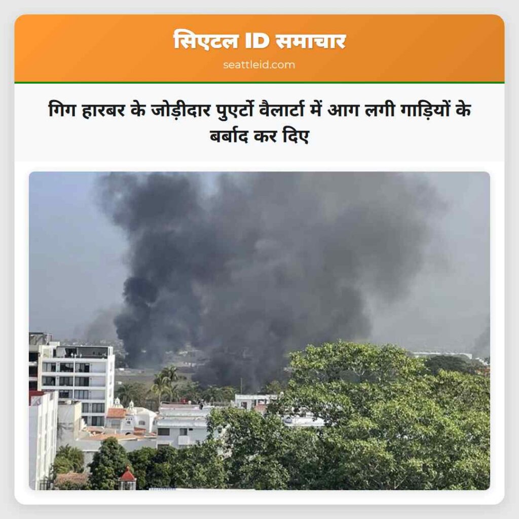 गिग हारबर के जोड़ीदार पुएर्टो वैलार्टा में आग लगी