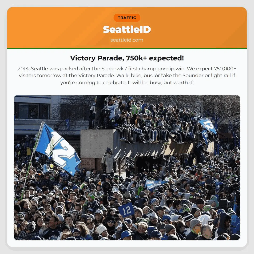 Victory Parade, 750k+ expected!