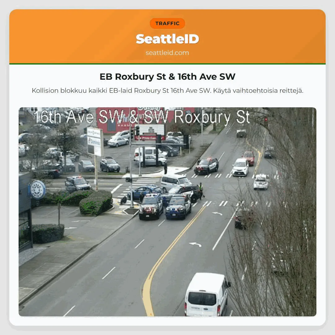 EB Roxbury St & 16th Ave SW