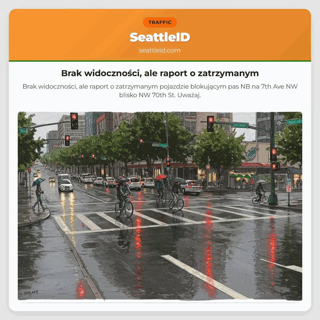 Brak widoczności, ale raport o zatrzymanym