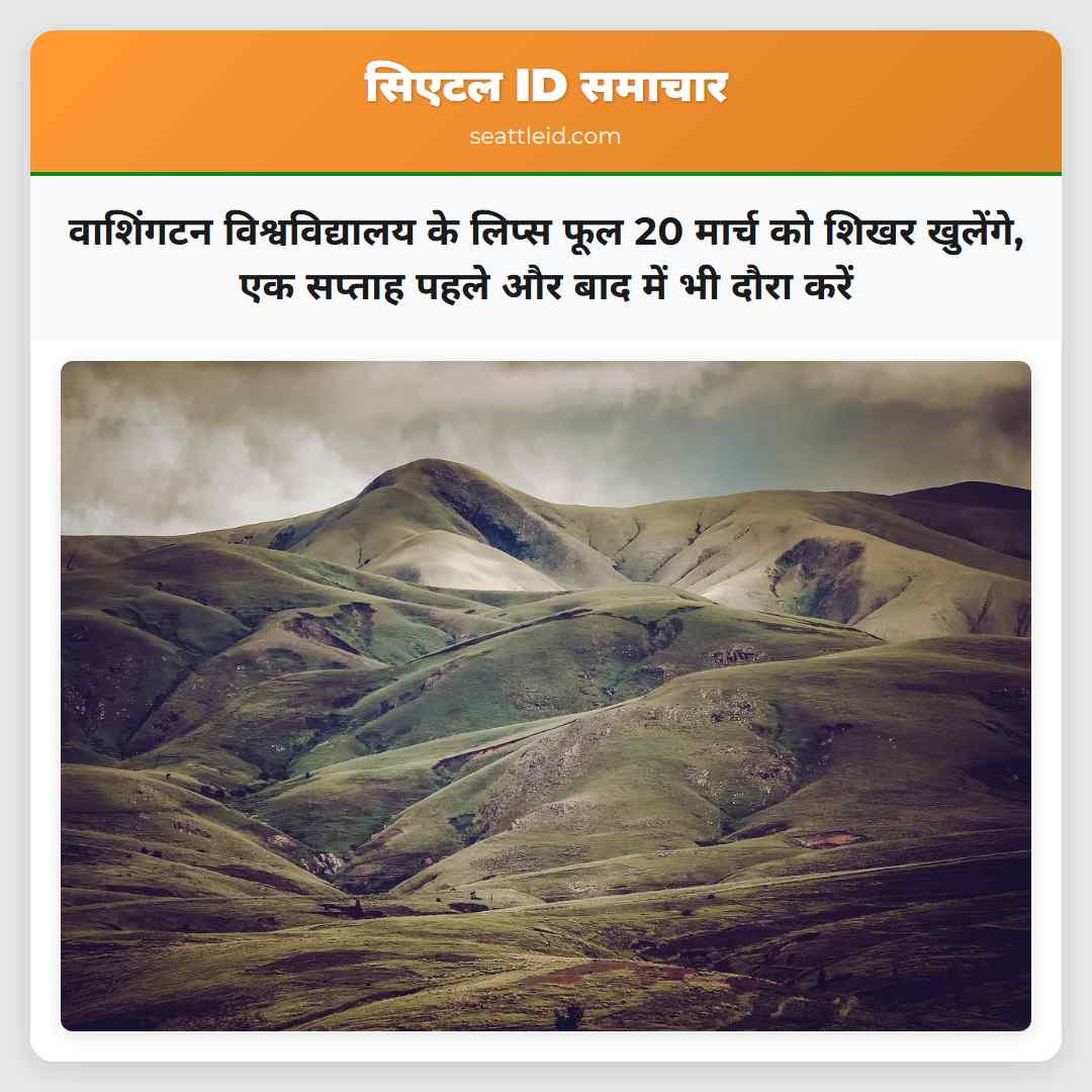 वाशिंगटन विश्वविद्यालय के लिप्स फूल शिखर खुलने वाले हैं