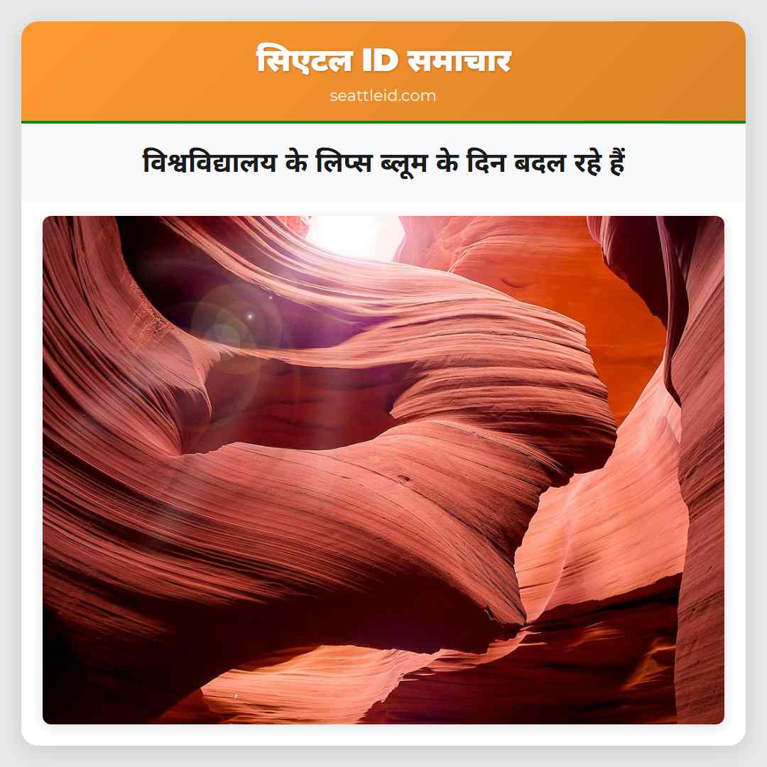 विश्वविद्यालय के लिप्स ब्लूम के दिन बदल रहे हैं