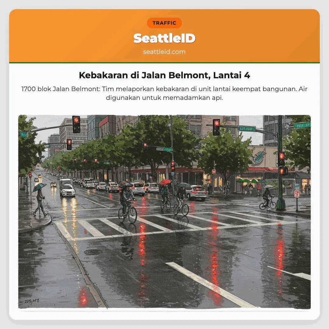 Kebakaran di Jalan Belmont, Lantai 4