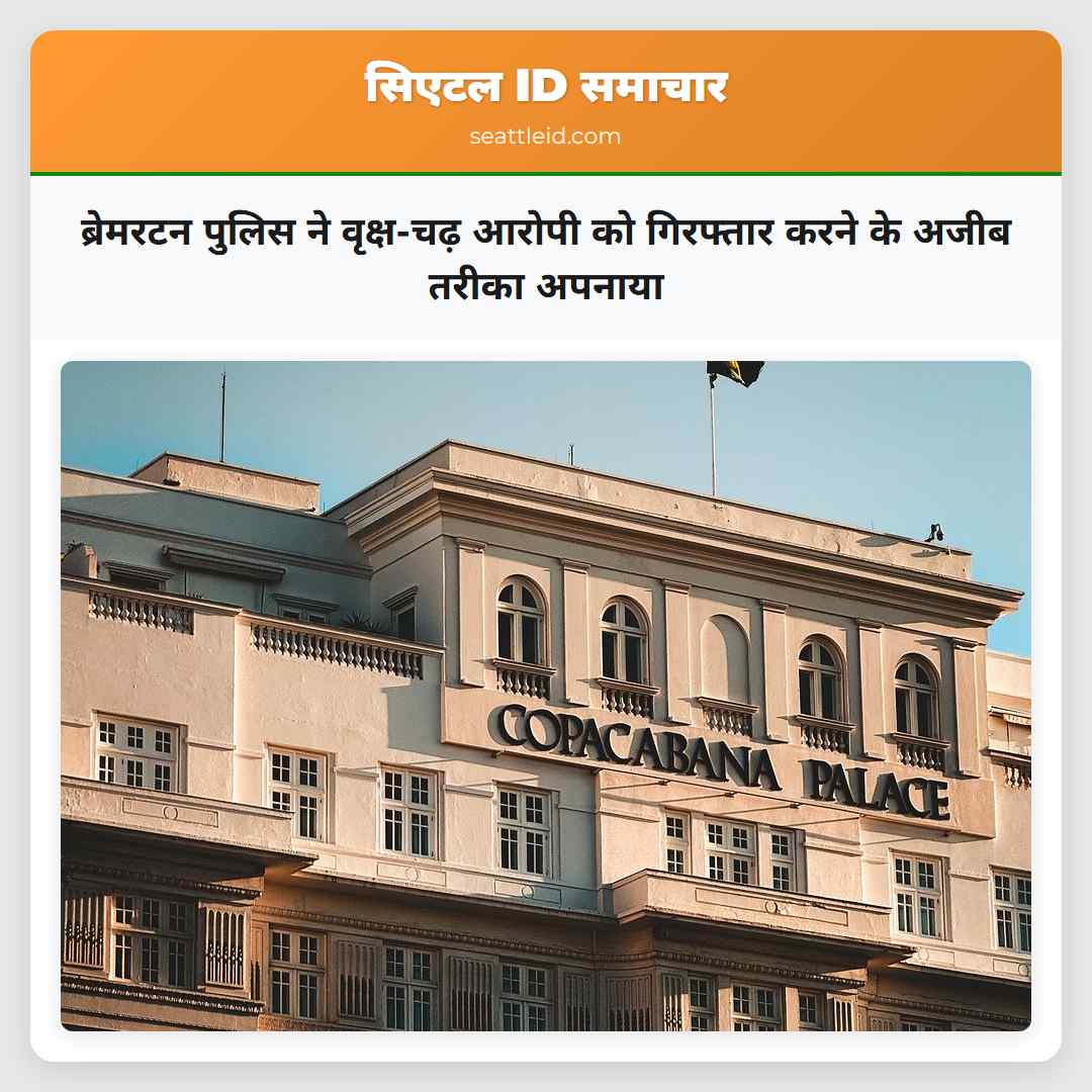 ब्रेमरटन पुलिस ने वृक्ष-चढ़ आरोपी को गिरफ्तार