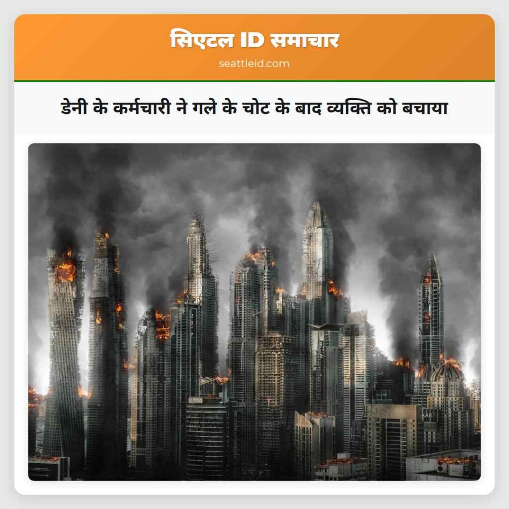 डेनी के कर्मचारी ने गले के चोट के बाद व्यक्ति को