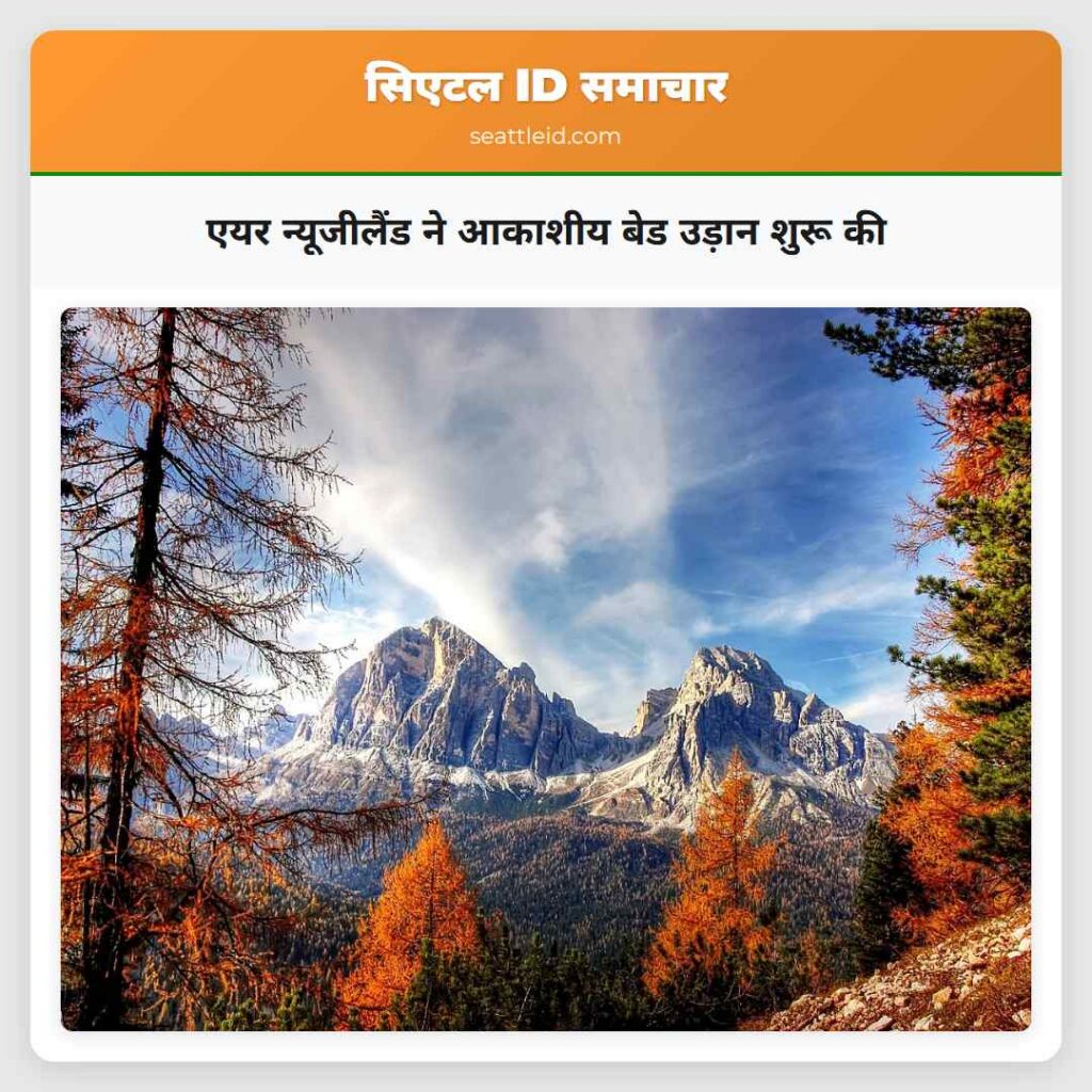 एयर न्यूजीलैंड ने आकाशीय बेड उड़ान शुरू की