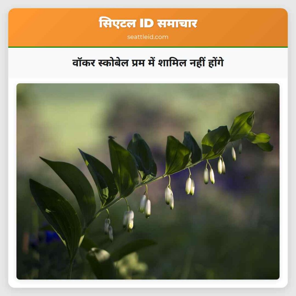वॉकर स्कोबेल प्रम में शामिल नहीं होंगे