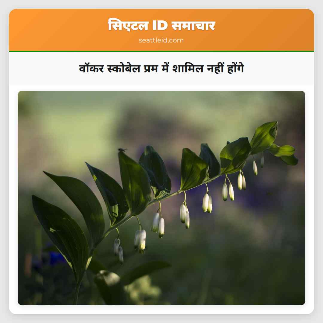 वॉकर स्कोबेल प्रम में शामिल नहीं होंगे