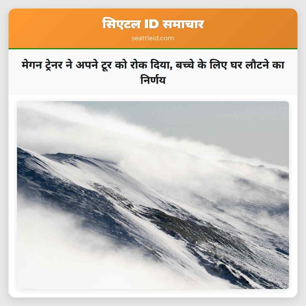 मेगन ट्रेनर ने अपने टूर को रोक दिया, बच्चे के लिए
