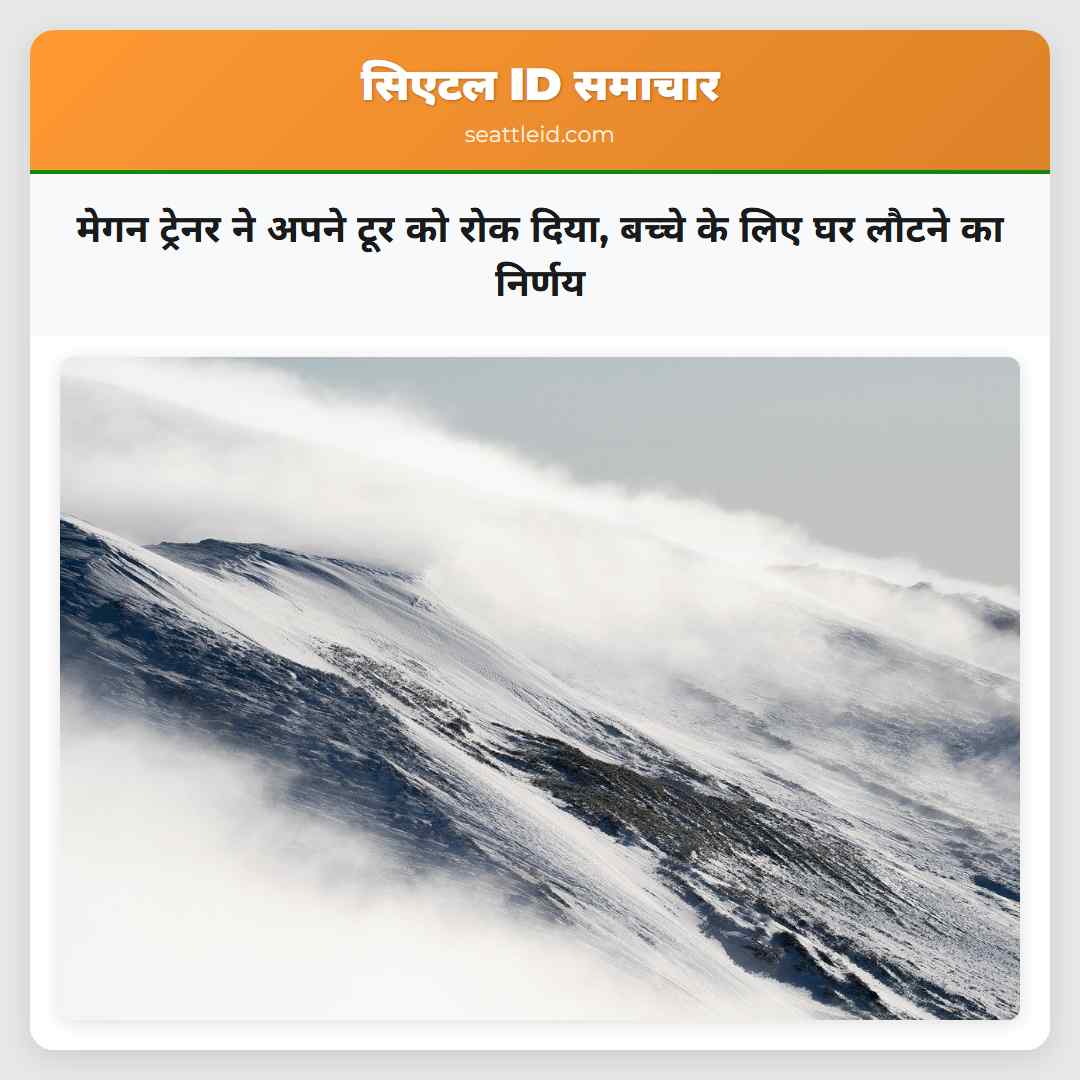 मेगन ट्रेनर ने अपने टूर को रोक दिया, बच्चे के लिए