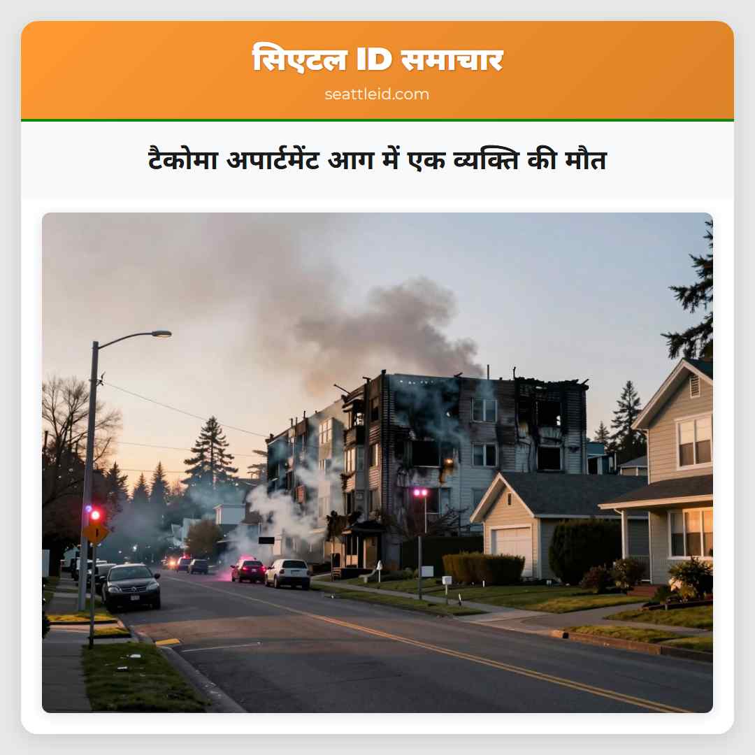 टैकोमा अपार्टमेंट आग में एक व्यक्ति की मौत