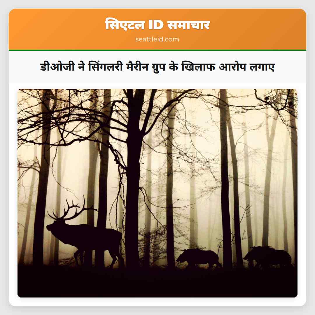 डीओजी ने सिंगलरी मैरीन ग्रुप के खिलाफ आरोप लगाए