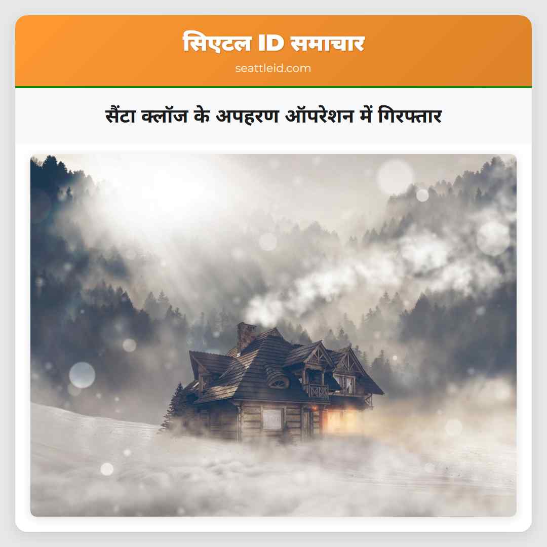 सैंटा क्लॉज के अपहरण ऑपरेशन में गिरफ्तार