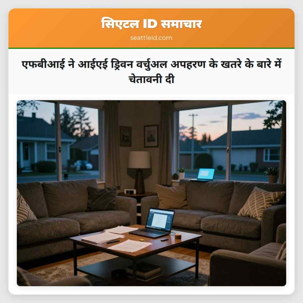 एफबीआई ने आईएई ड्रिवन वर्चुअल अपहरण के खतरे के