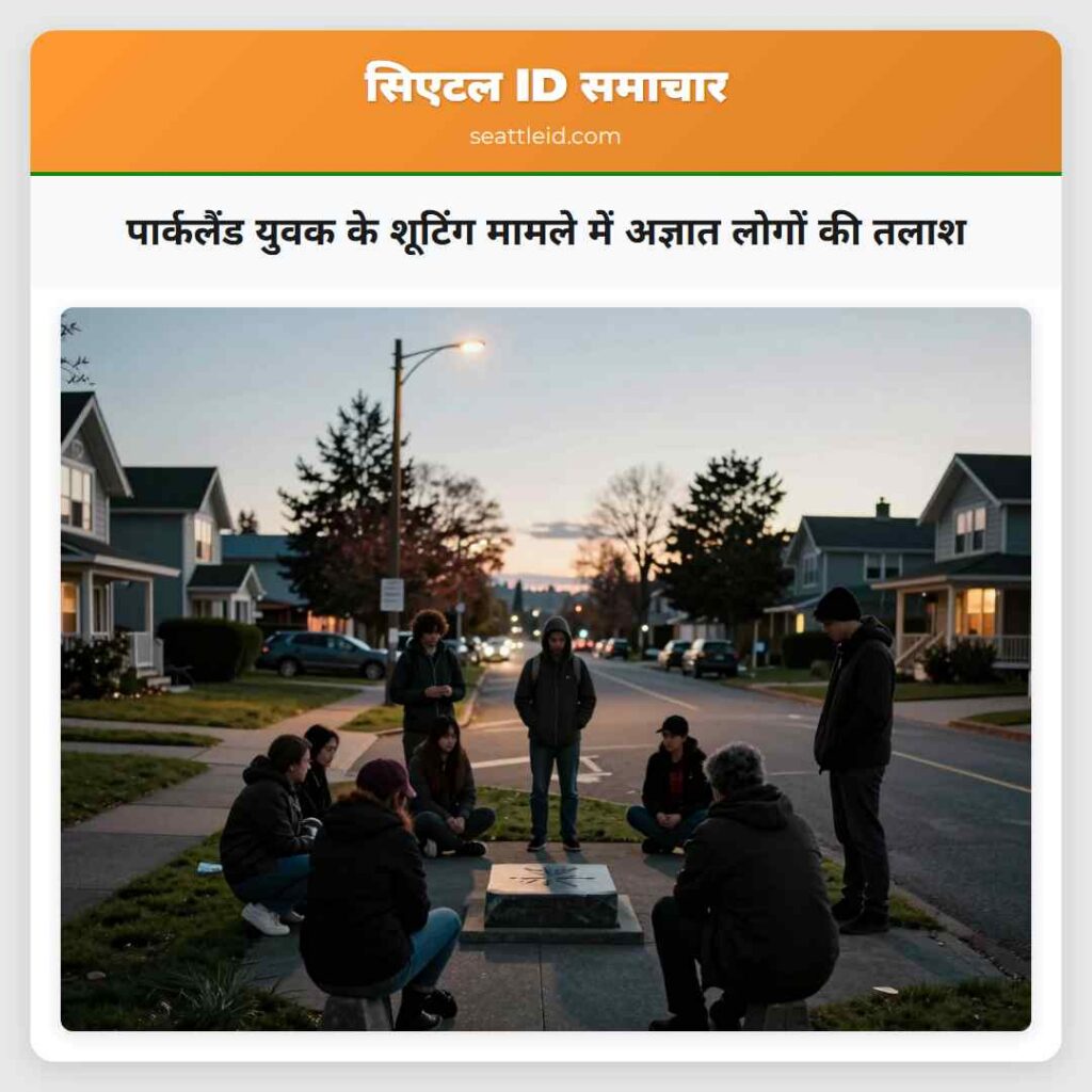 पार्कलैंड युवक के शूटिंग मामले में अज्ञात लोगों