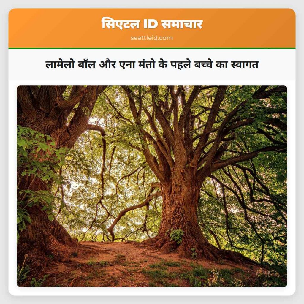 लामेलो बॉल और एना मंतो के पहले बच्चे का स्वागत