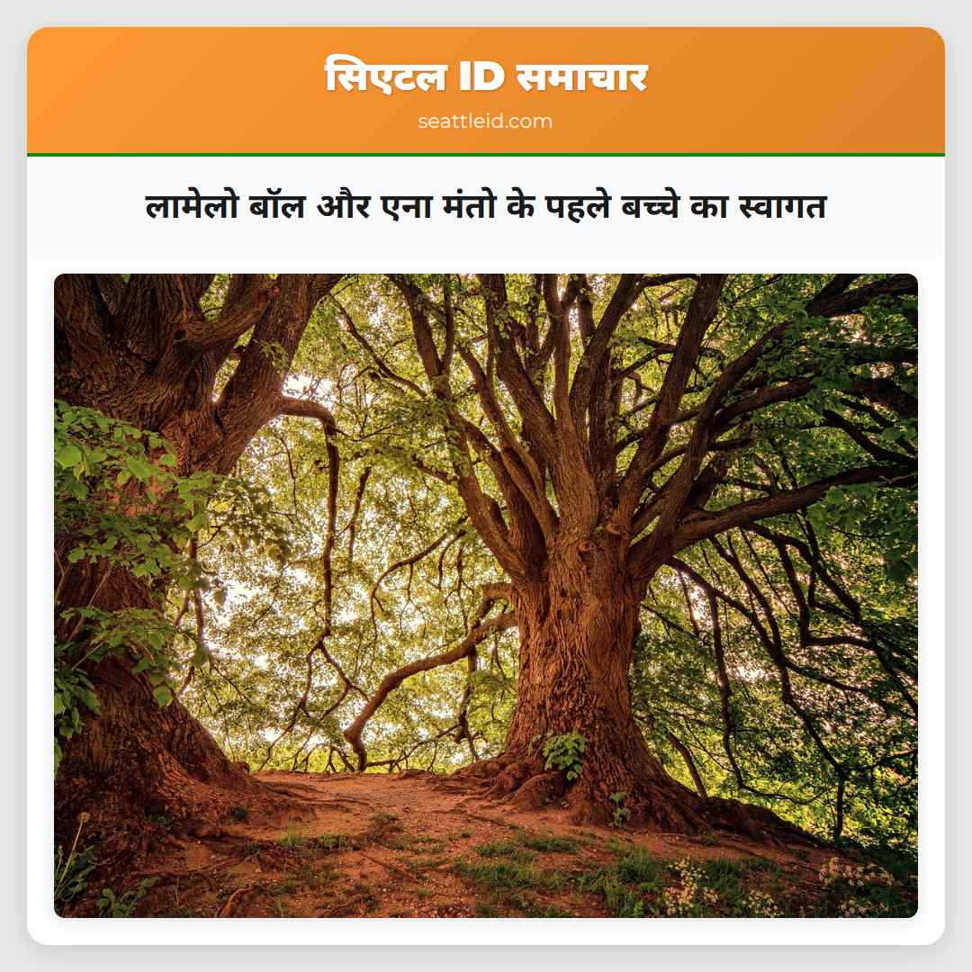 लामेलो बॉल और एना मंतो के पहले बच्चे का स्वागत