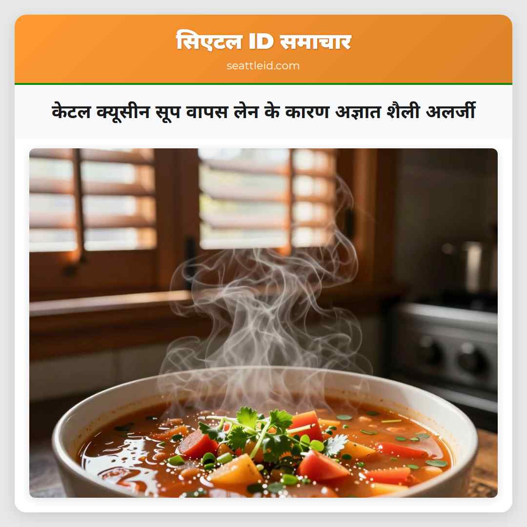 केटल क्यूसीन सूप वापस लेन के कारण अज्ञात शैली