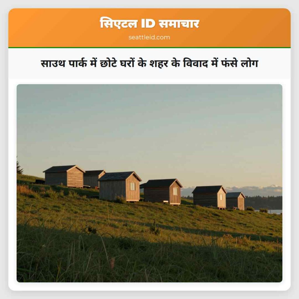 साउथ पार्क में छोटे घरों के शहर के विवाद में फंसे