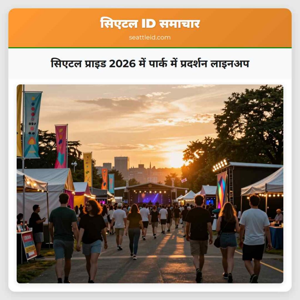 सिएटल प्राइड 2026 में पार्क में प्रदर्शन लाइनअप