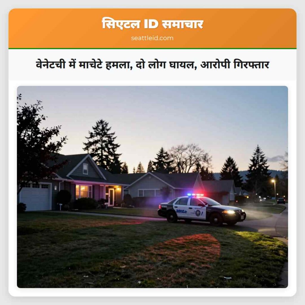 वेनेटची में माचेटे हमला, दो लोग घायल, आरोपी