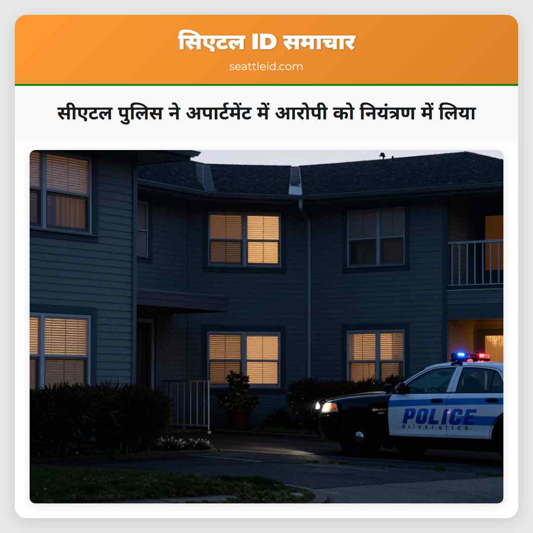 सीएटल पुलिस ने अपार्टमेंट में आरोपी को नियंत्रण में लिया