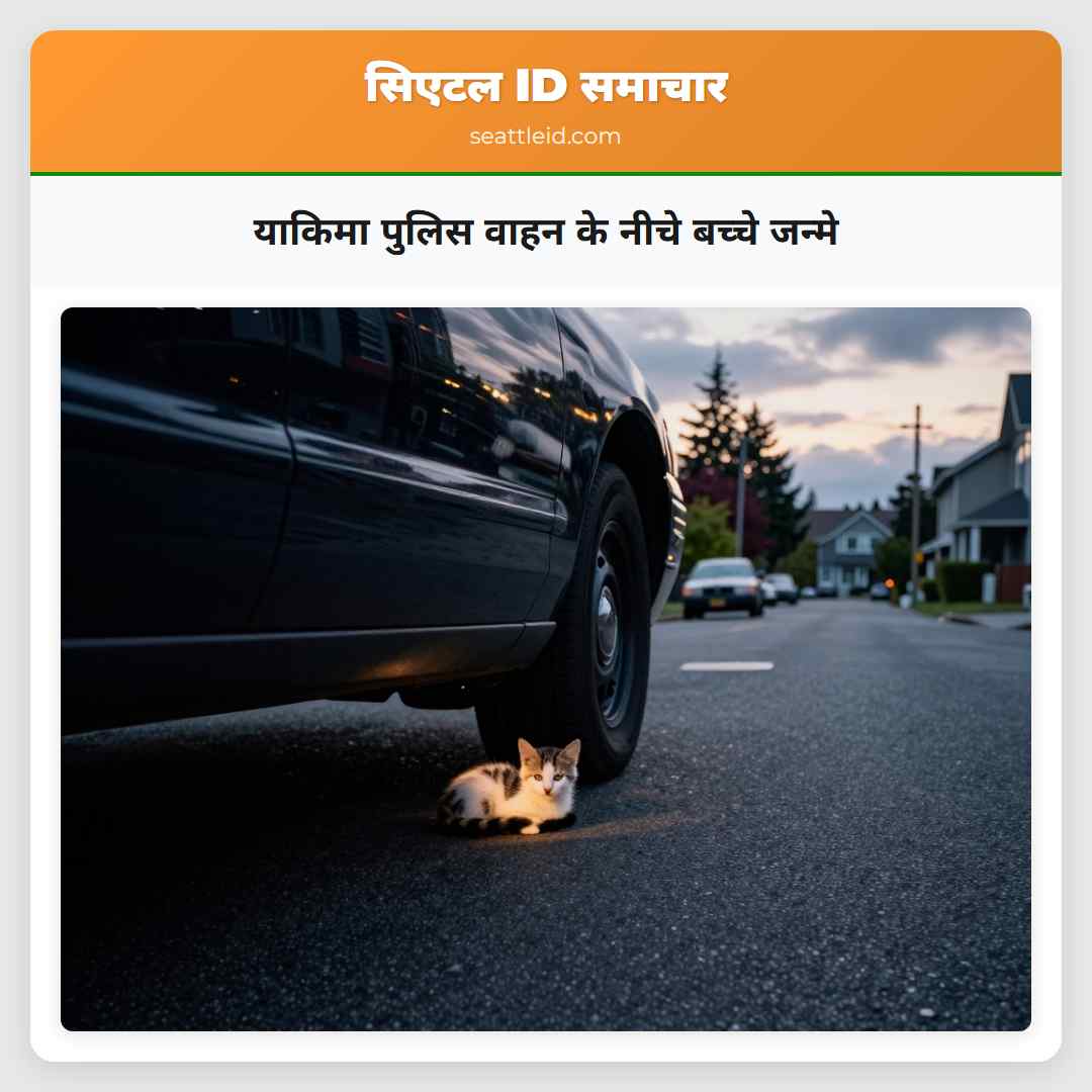 याकिमा पुलिस वाहन के नीचे बच्चे जन्मे