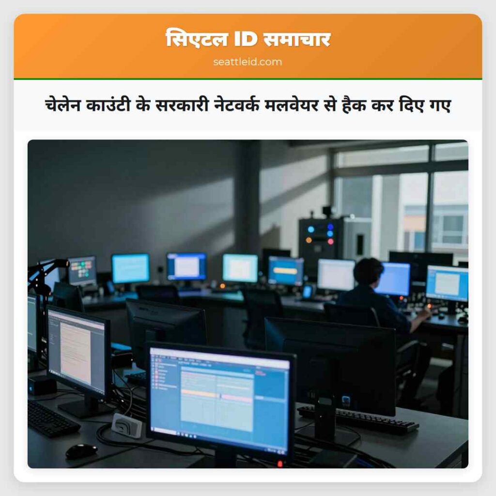 चेलेन काउंटी के सरकारी नेटवर्क मलवेयर से हैक कर