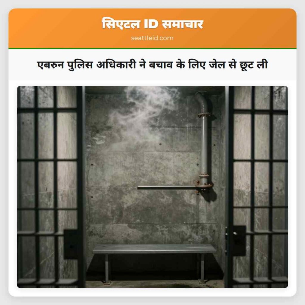 एबरुन पुलिस अधिकारी ने बचाव के लिए जेल से छूट ली