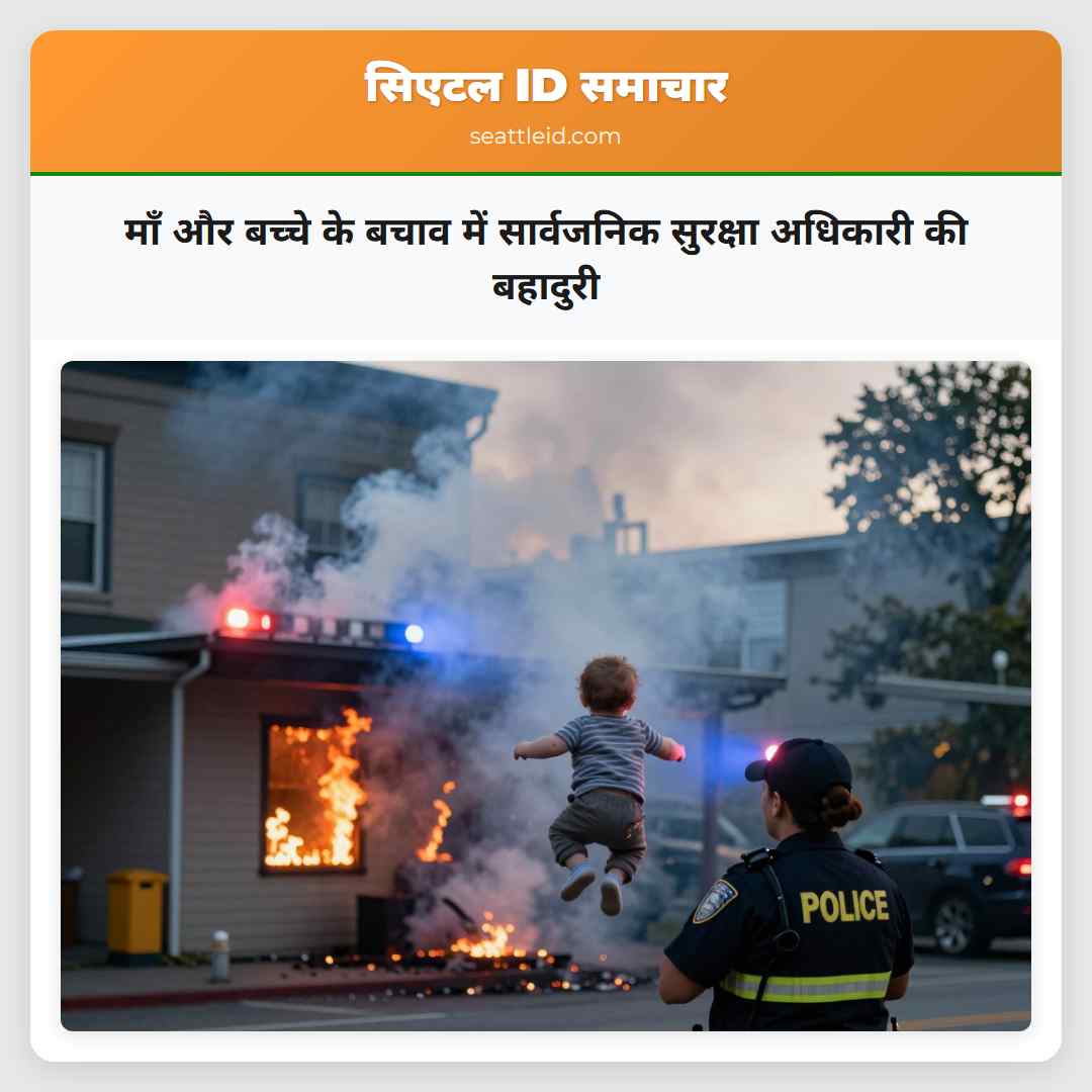 माँ और बच्चे के बचाव में सार्वजनिक सुरक्षा अधिकारी की बहादुरी
